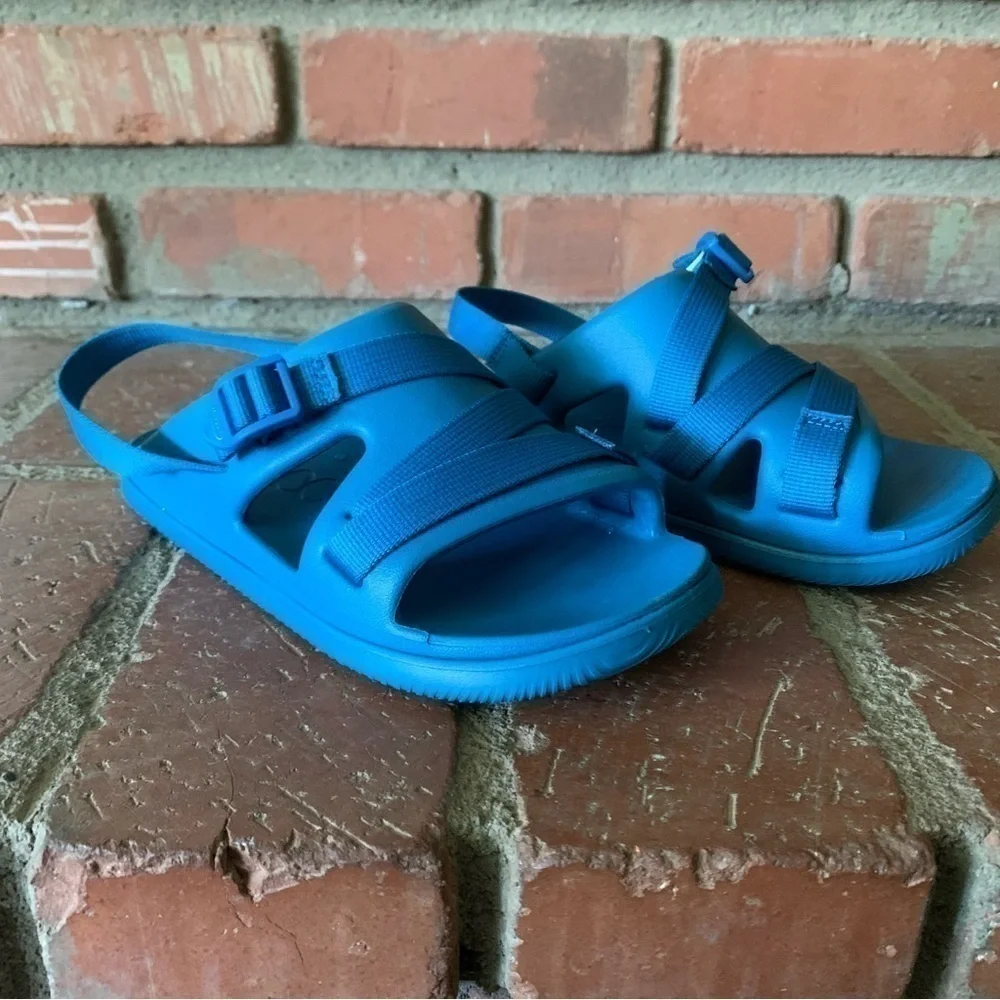 Chaco Kids Chillos Sport Sandal in Blue Sz 4